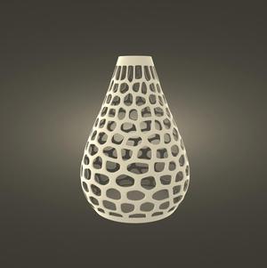 MODERN MINIMALISTIC OPEN VASE VORONOI