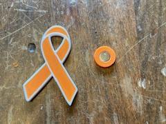 breast cancer ribbon with magnet back