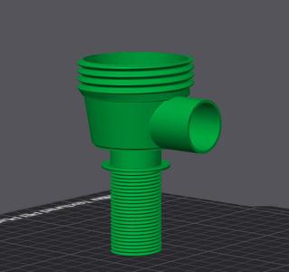 Retention Tank Valve Pipe