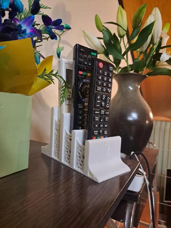 Tabletop TV Remote Holder | 3D Printable Stand   
