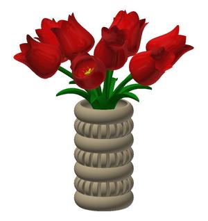 Decorative flower plant vase
