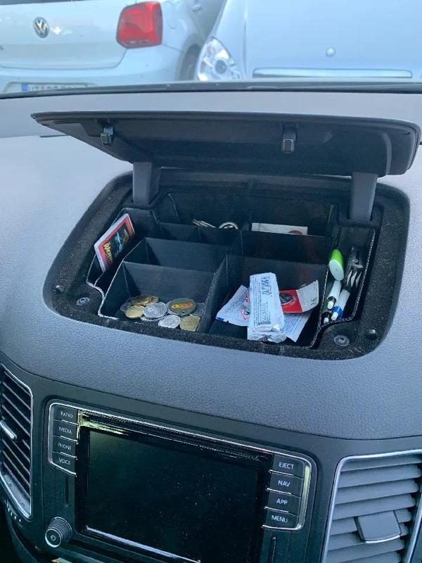 Middle compartment Mittelfach Seat Alhambra VW Sharan   