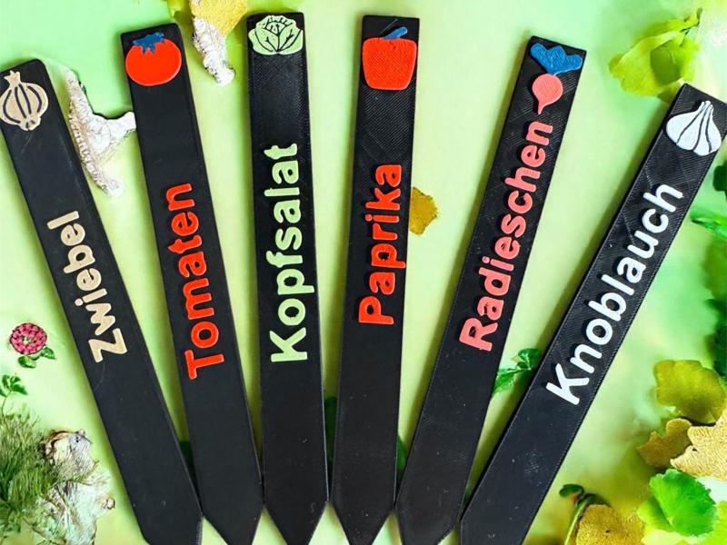 Vegetable Plug Collection 1 Vegetable Bed Sign 