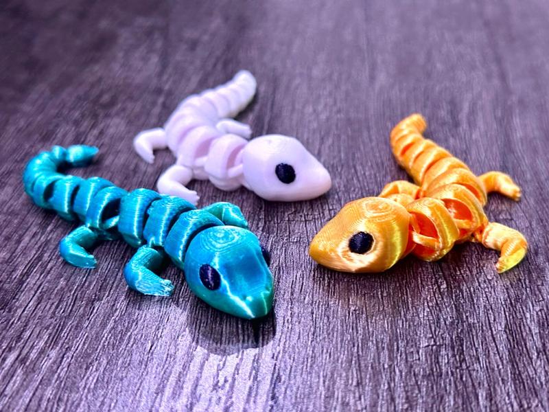 Articulated Flexi Baby dragon - gecko - lizard