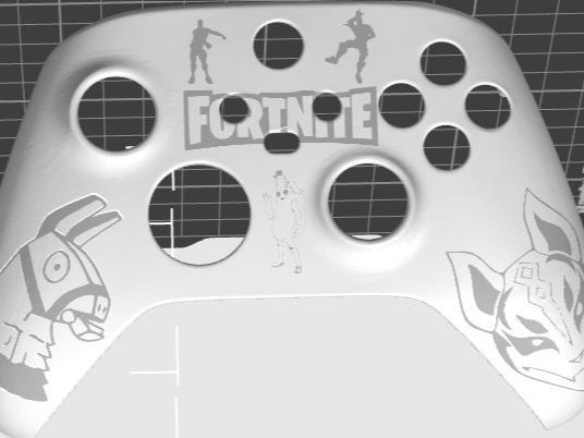 Fortnite Etched Xbox X/S Controller Faceplate