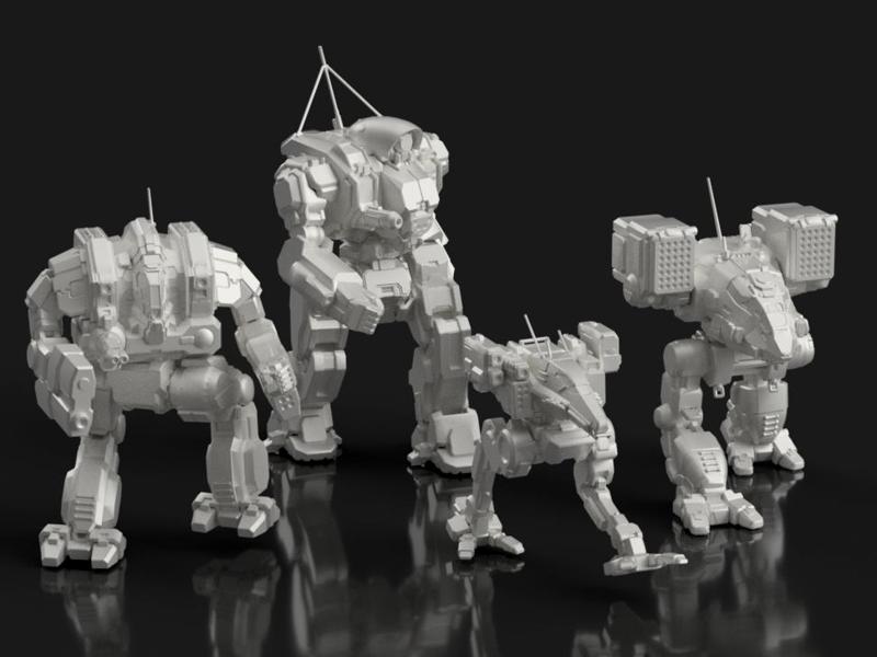 Command Lance Pack for Battletech