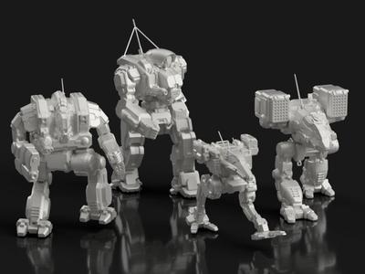 Command Lance Pack for Battletech