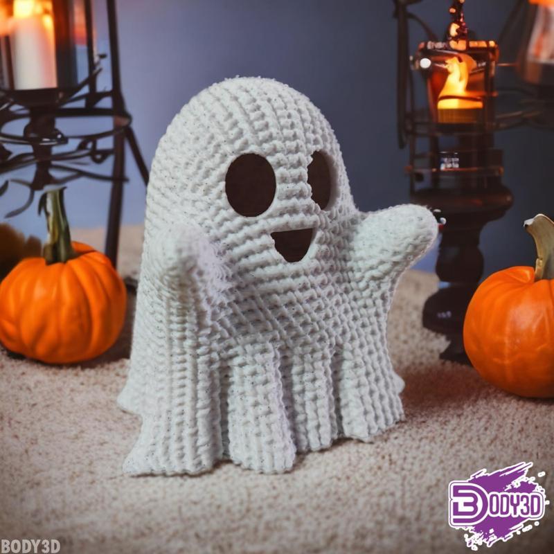 Crocheted Ghost & Keychain