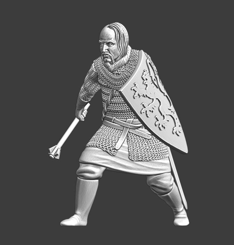 Medieval Kievan-Rus militia cossack warrior