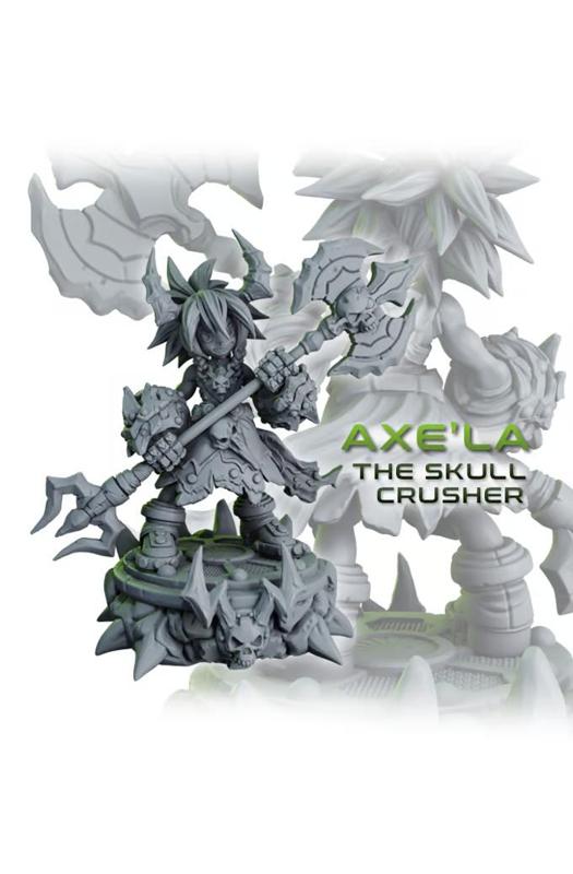 Atlas Chibis - Axe'la the Skull-Crusher