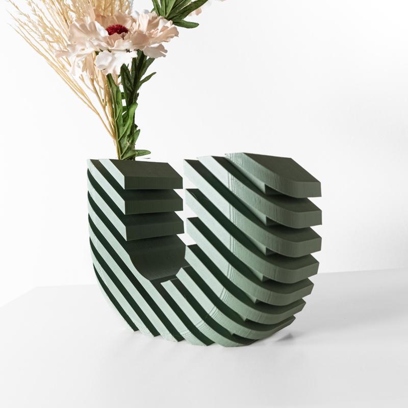 The Wiko U-Vase, Modern and Unique Home Decor for Dried and Preserved Flower Arrangement