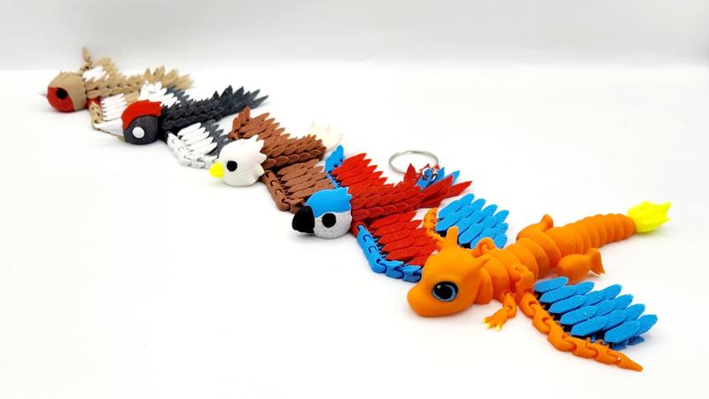 Pocket Pets - Flexible Pet Collection - POCKET ROBIN, EAGLE & WOODPECKER