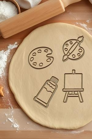 Artist Set Cookie Cutter, Biscuit Cutter
