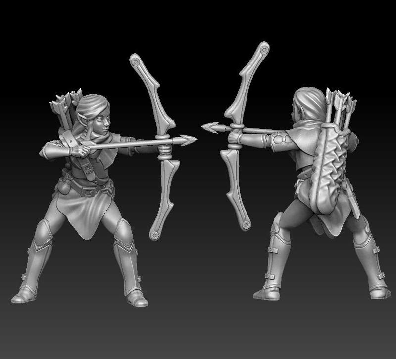 female elf archer