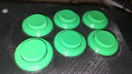 Arcade Button  Parts Concave and Convex Remix 