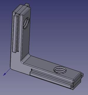 L-Shape Interior Inside Corner Connector