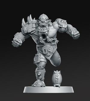 04 Orc Line Fantasy Football 32mm