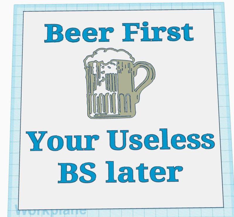 Beer First Sign