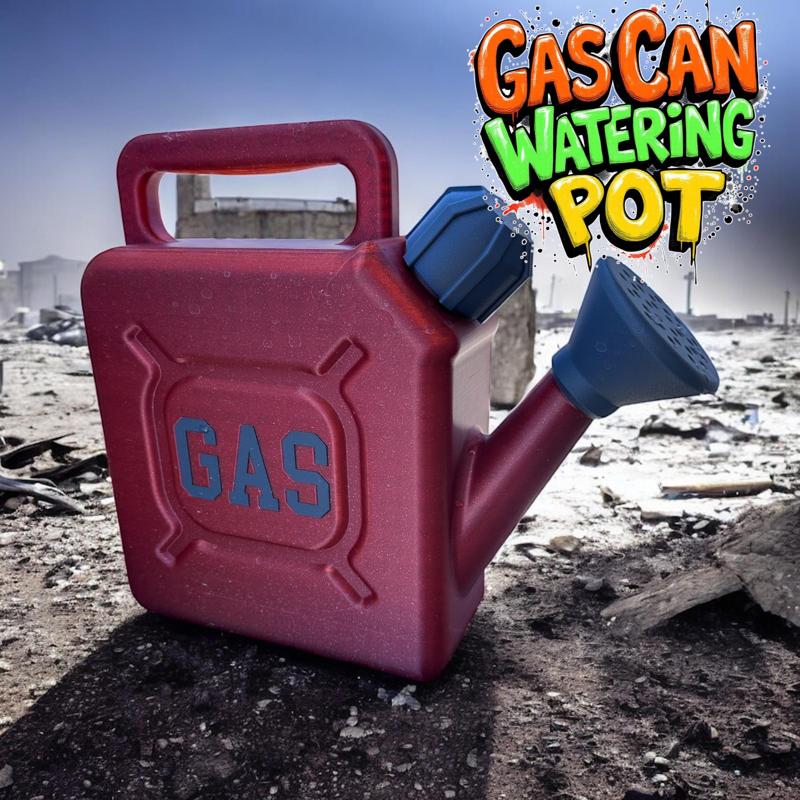 GAS CAN WATERING POT – Apocalypse-Ready Hydration for Your Plants
