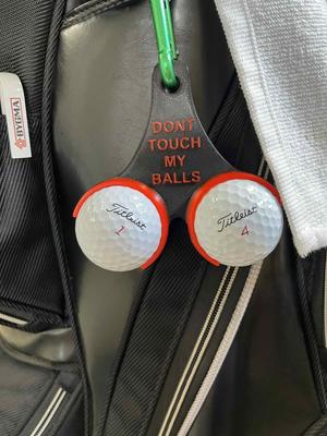 Golf ball "balls" holder