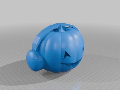 listening pumpkin