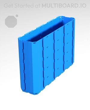 1x4x2.5 - Full Multipoint Rail - Multibin Shell