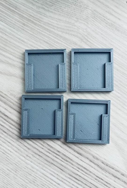 Foot socket for Hameg and Rohder & Schwarz test equipment