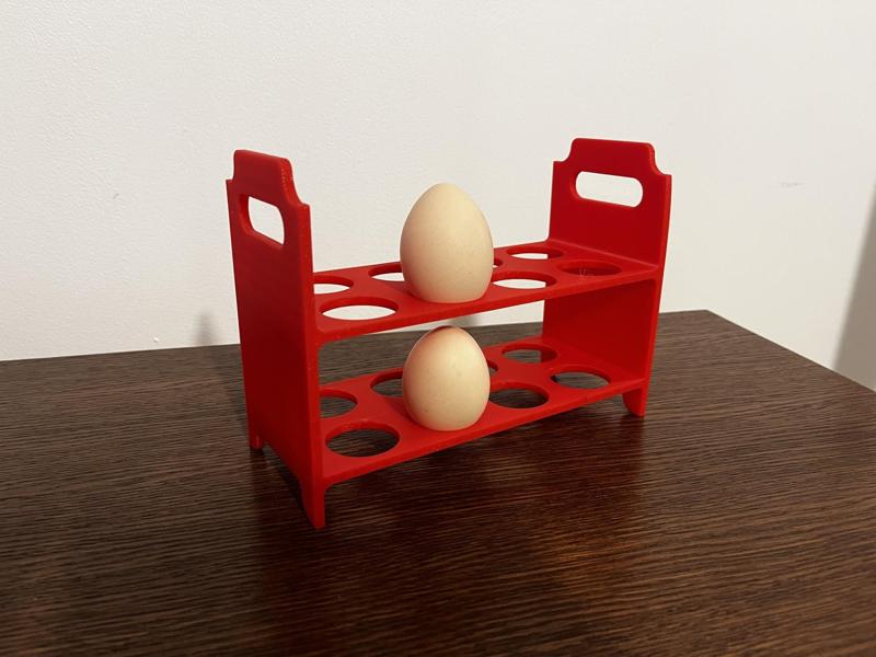 Egg dispenser - egg tray