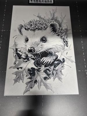 Hedgehog - Hueforge