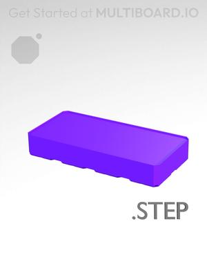 4x2x0·75 - Multibin Insert - STEP Remixing File