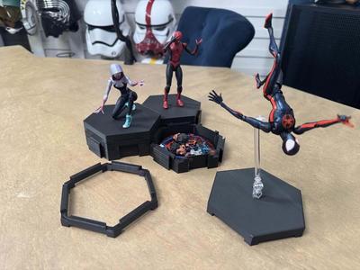 Interlocking Action Figure Stands