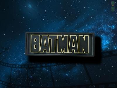 Batman Cinema Film Room Sign Box