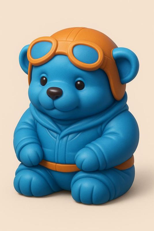Aviator teddy bear