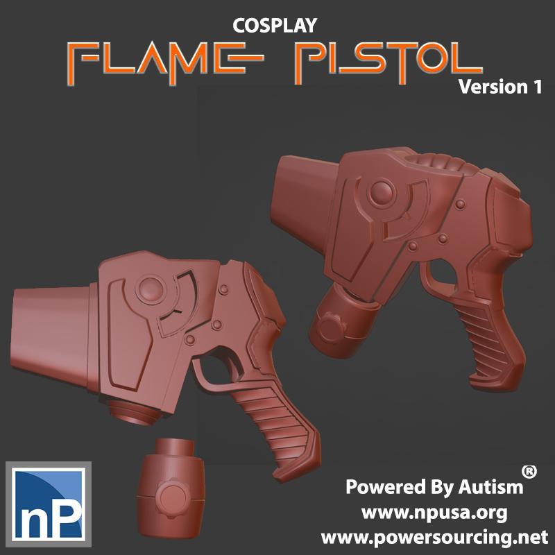 Cosplay Flame Pistol