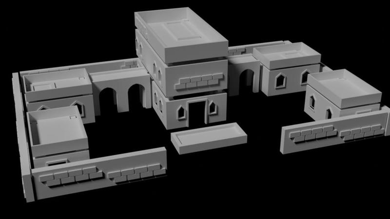 palace for tabletop gaming 28mm scale