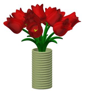 Decorative flower plant vase