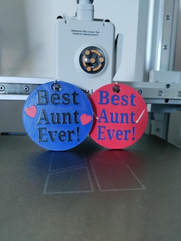 Best Aunt Ever Keychain