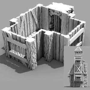 Town Watch Building : Sample Part, Now Available