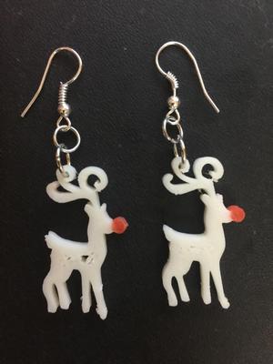 Christmas Deer Earrings
