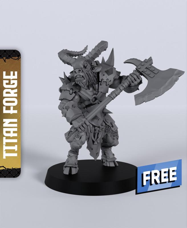 Beast Warrior 2H - With Free Dragon  - 5e DnD Inspired for RPG and Wargamers