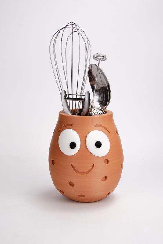 Happy Potato Utensil Holder
