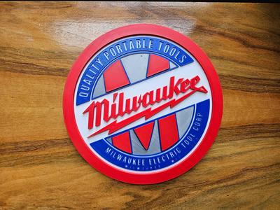 Milwaukee Tools Retro 3D Sign