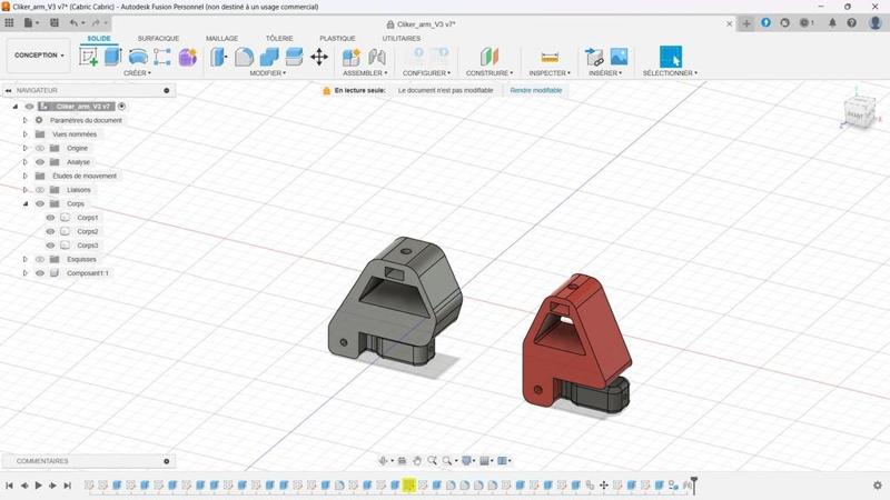 Cliker pour extension de viseur
