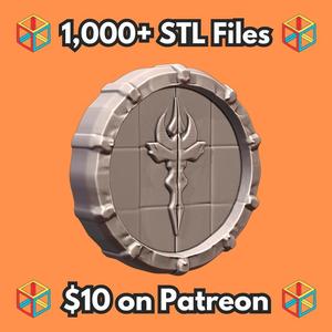 28mm Sci-Fi Commander's Insignia for Strategy Games MineeForm FDM 3D Print STL File