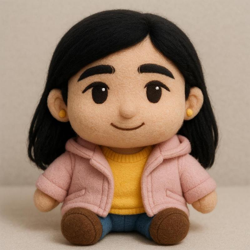 Doll I made using chat gpt from my daughter's picture