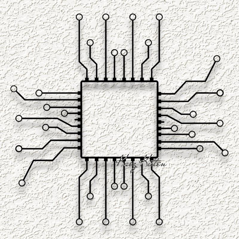 circuit board WALL ART HOME DECOR                                       