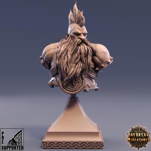 Flint Hammerfell BUST - The White Ravens of Norrokk