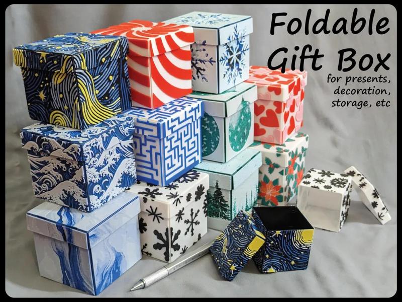 Foldable Gift Box Decorative   