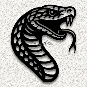 cobra snake head WALL ART HOME DECOR