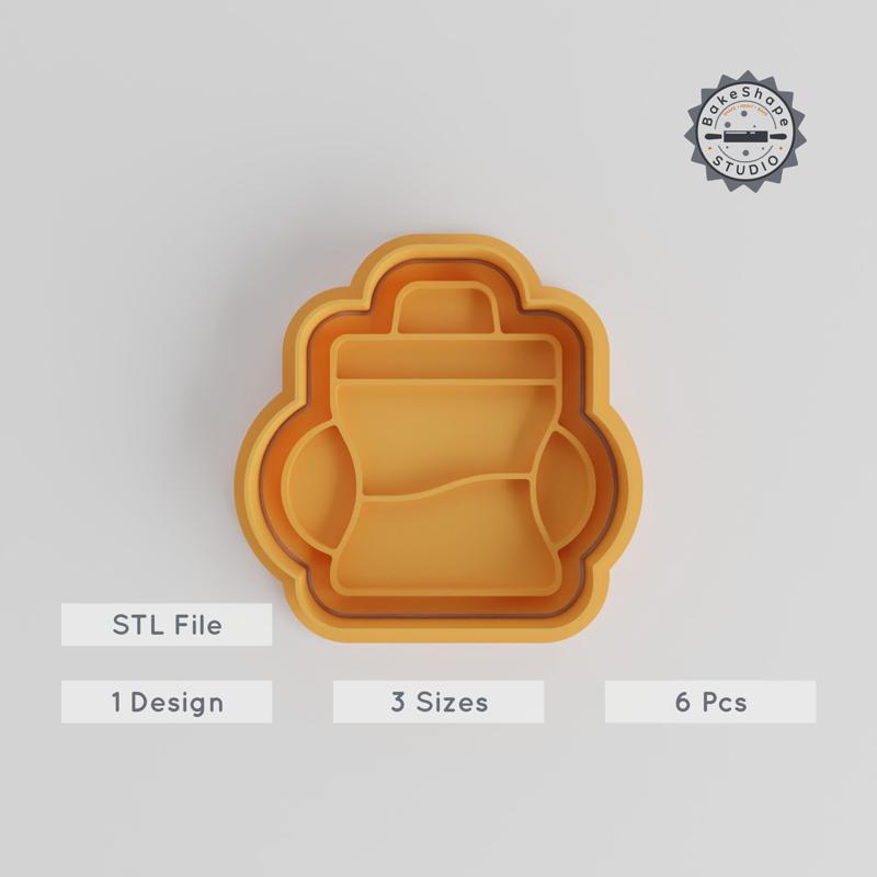 Baby Shape Cutter & Stamp, Cookie & Fondant Decor, S/M/L Sizes, 6-Piece Set PRODUCT_3575
